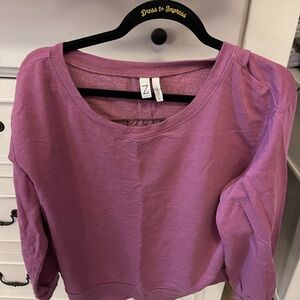 Zella Purple Women's Sweatshirt Large
